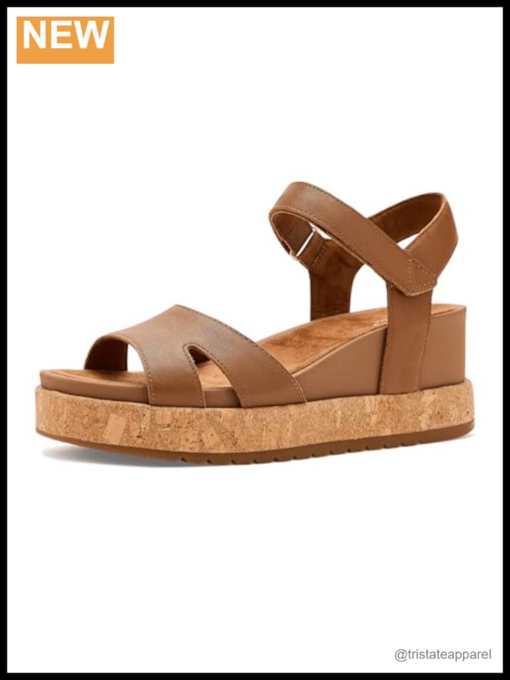 TOMS Alana Wedge Sandal – Textile Upper, Rope-Wrapped Platform, Ankle Strap